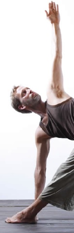 Hargitai Csaba jóga kép trikonászana